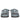 ViviBlu Blue Leather Flat Sandals
