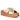 ViviBlu Gold Leather Flat Platform