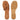 ViviBlu Tan Leather Flat Sandals
