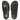 ViviBlu Black Leather Flat Sandals