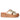 ViviBlu Gold Leather Flat Platform