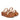 Aylin Crystal Cord Tan Leather Platform Sandals