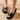 Nala Black Leather Platform Sandals