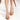 Gaia Crystal Cord Musturd Leather Platform Sandals