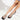 Gaia Crystal Cord Black Leather Platform Sandals