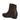 ViviBlu  Buckle Decor Brown Leather Ankle Boots