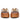 Nala Gold Leather Platform Sandals