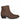 ViviBlu Brown Leather Ankle Boots