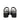 Aylin Crystal Cord Black Platform Sandals