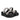 Aylin Crystal Cord Black Platform Sandals