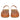 Camille Tan Leather Platform Sandals