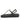 Vivian Black Leather Footbed Sandals