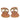 Averie Tan Leather Flat Sandals