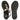 Averie Black Leather Flat Sandals