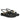 Camille Black Leather Platform Sandals