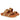 Daniela Tan Leather Footbed Sandals