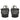 Vivian Black Leather Footbed Sandals