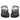 Vivian Black Leather Footbed Sandals