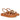 Camille Tan Leather Platform Sandals