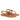 Averie Tan Leather Flat Sandals
