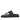Nora Black Leather Footbed Sandals