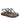 Vivian Brown Leather Footbed Sandals