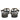 Averie Black Leather Flat Sandals