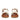 Reyna Off White Leather Flat Sandals