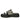 Madelyn Black White Zebra Leather Platform Sandals