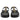 Sariyah Black Leather Platform Sandals