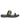 Viviblu Black Leather Flat Sandals