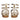 Estelle Platin Leather Flat Sandals