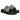 Madelyn Black White Zebra Leather Platform Sandals