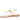Averie Off White Leather Flat Sandals