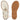 Melanie Off White Leather Flat Sandals