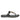 Viviblu Black Leather Flat Sandals