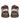 Azariah Brown Leather Platform Sandals
