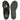 Leyla Black Leather Flat Sandals