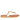 Viviblu Off White Leather Flat Sandals
