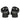Azariah Black Leather Platform Sandals