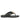 Leyla Black Leather Flat Sandals