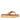 Elle Tan Leather Flat Sandals