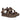 Azariah Brown Leather Platform Sandals