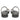 Stevie Black Leather Flat Sandals