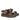 Marlowe Dark Brown Leather Platform Sandals