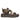 Azariah Brown Leather Platform Sandals