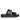 Melina Black Leather Platform Sandals