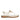 Melanie Off White Leather Flat Sandals