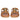 Catalina Tan Leather Flat Sandals