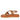 Melany Tan Leather Platform Sandals